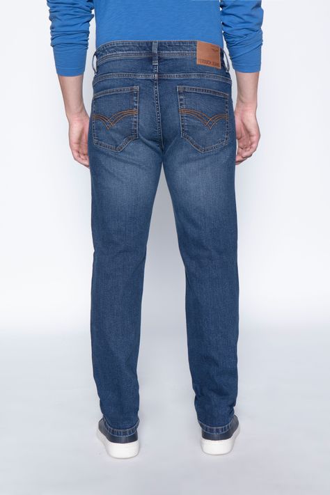 Jeans Básico Navy Bristol Ferouch-1