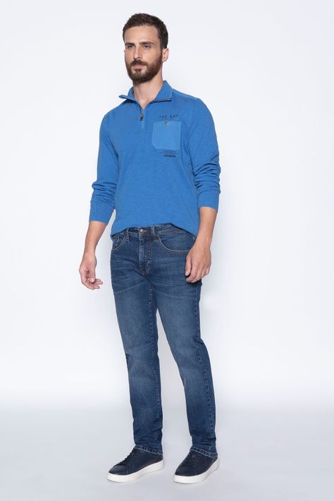 Jeans Básico Navy Bristol Ferouch-2