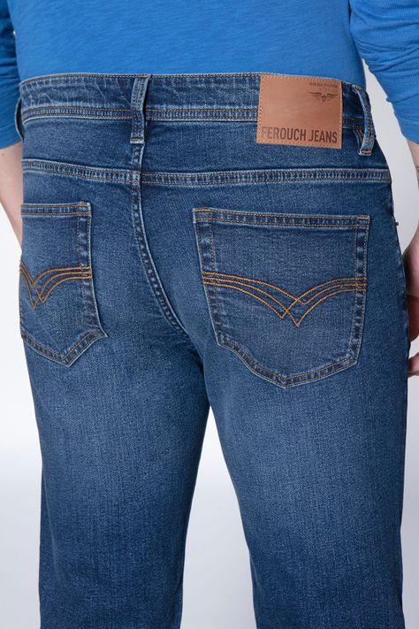 Jeans Básico Navy Bristol Ferouch-3