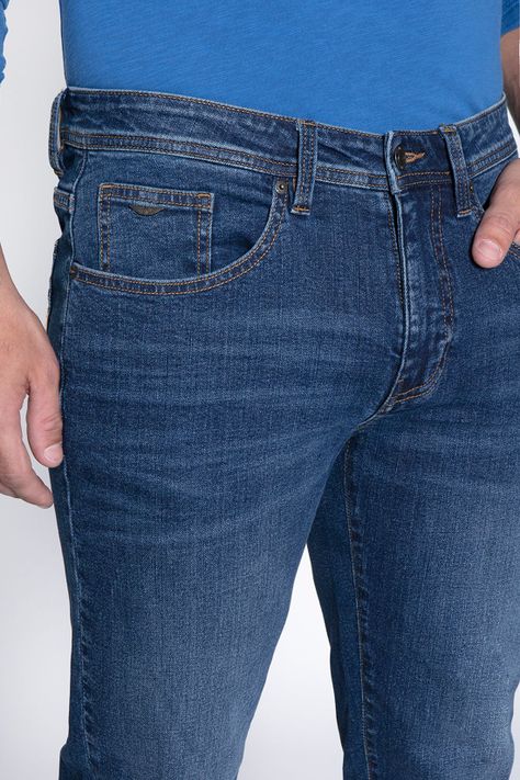 Jeans Básico Navy Bristol Ferouch-4