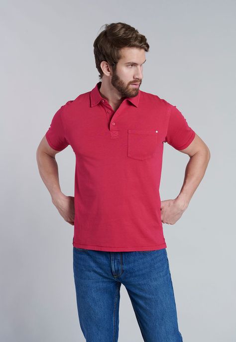Polera Polo Orlando Dk Coral-0