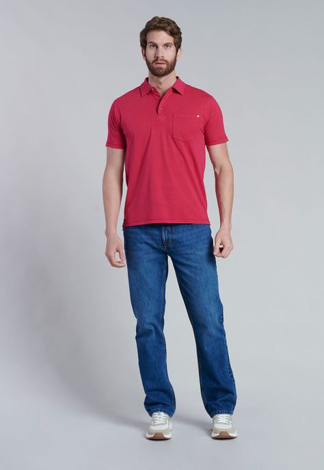Polera Polo Orlando Dk Coral-1
