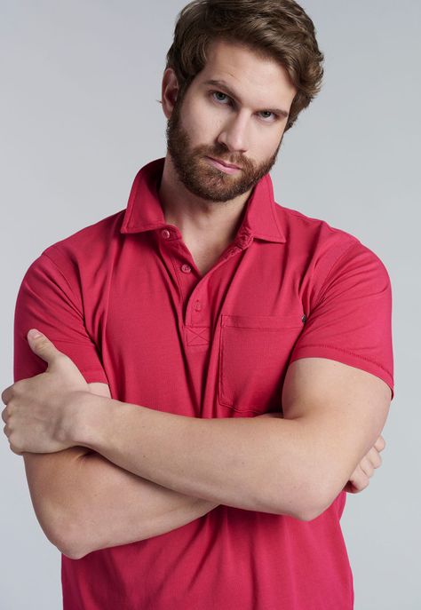 Polera Polo Orlando Dk Coral-4