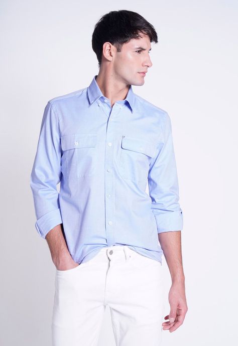 CAMISA RAMBLA SKY-0