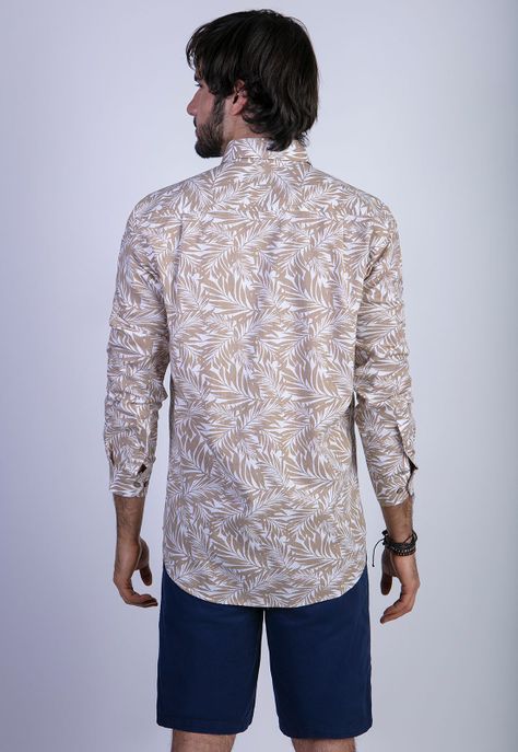 Camisa Estampada Vermont Fj Sand-1