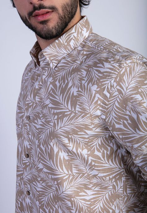 Camisa Estampada Vermont Fj Sand-3