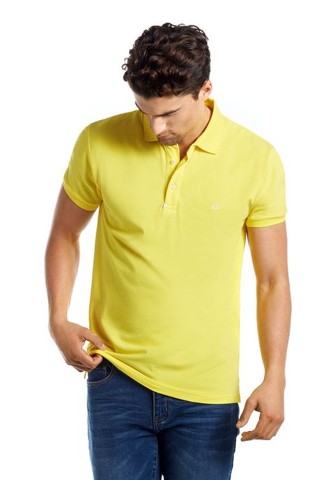 POLERA POLO PIQUÉ YELLOW SS-0