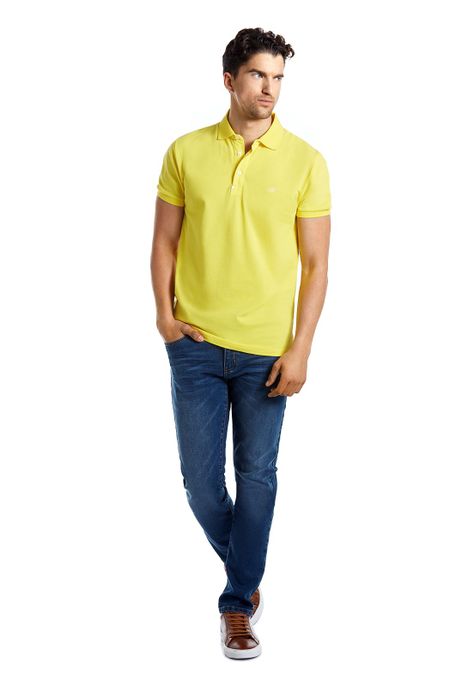 POLERA POLO PIQUÉ YELLOW SS-1