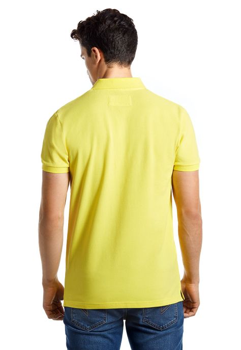 POLERA POLO PIQUÉ YELLOW SS-2