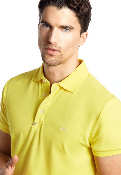 POLERA POLO PIQUÉ YELLOW SS-3