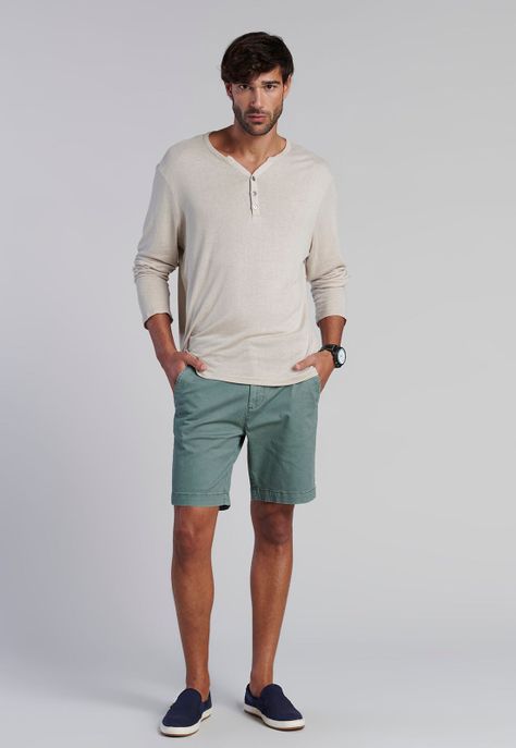 Polera Ml Henley New Jersey Sand-1