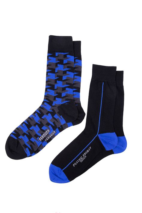 Duo Pack Calcetín Arkansas Blue-1