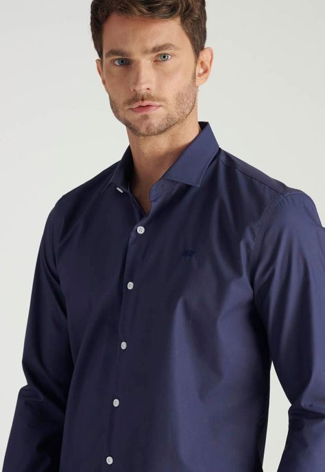 Camisa London Business Navy-2