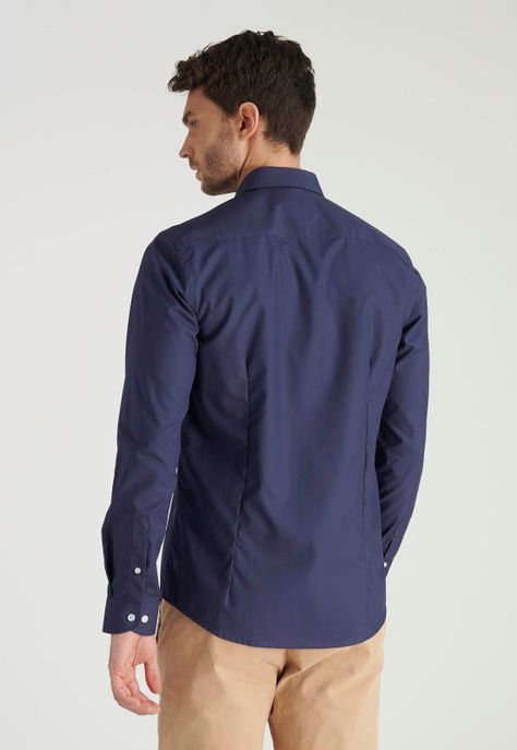 Camisa London Business Navy-3