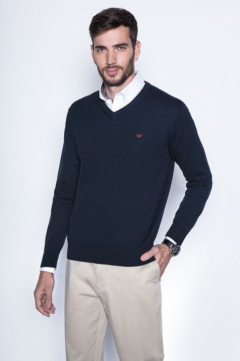 Sweater Navy Smart Casual L/S-0