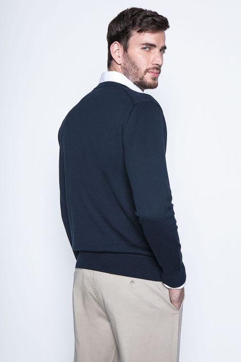 Sweater Navy Smart Casual L/S-1