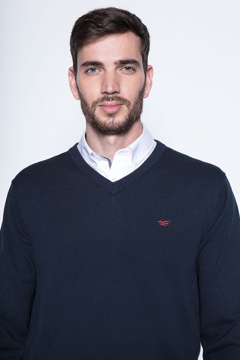 Sweater Navy Smart Casual L/S-2