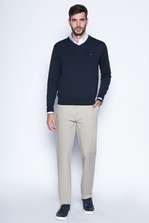 Sweater Navy Smart Casual L/S-3