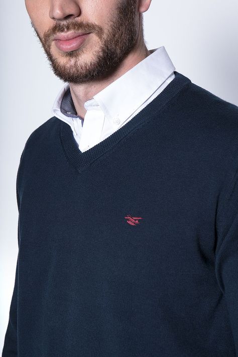Sweater Navy Smart Casual L/S-4