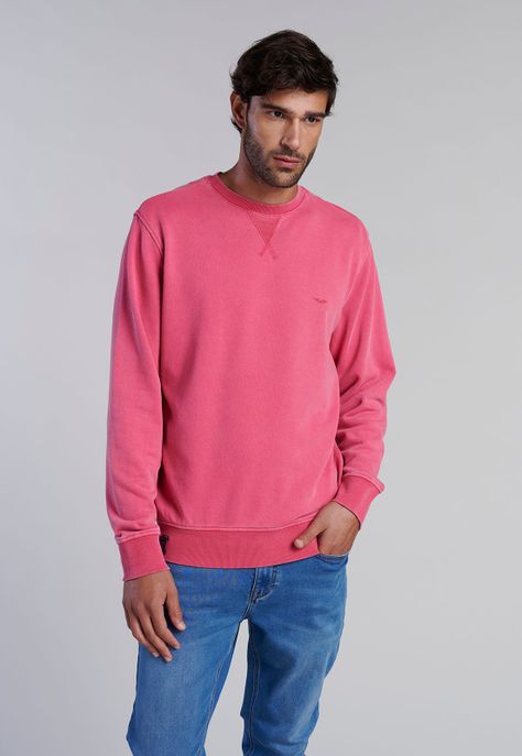 Polerón Crew Neck Anaheim Dk Coral-0