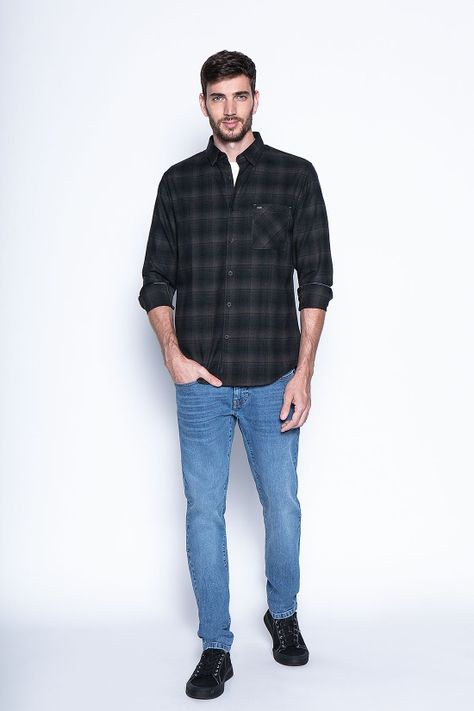 Camisa Check Orlando Fj Military-3