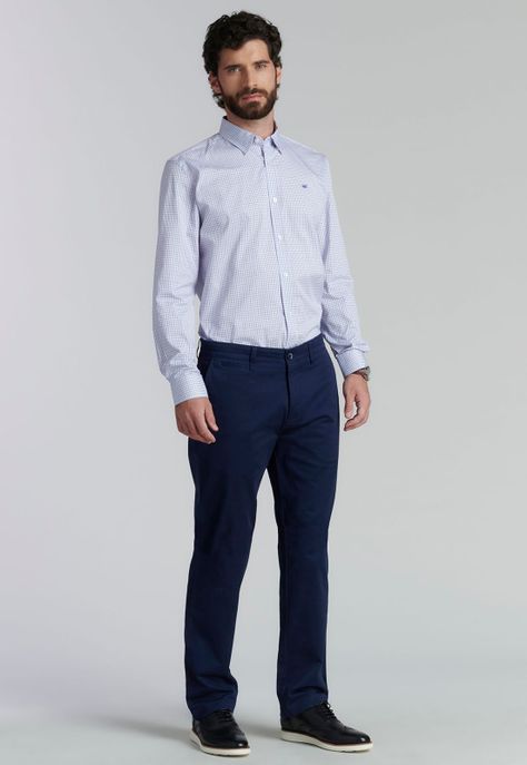 Camisa Boston Smart Casual Violet-1