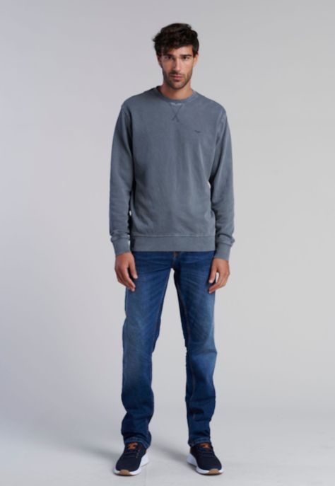Polerón Crew Neck Anaheim Metal-1