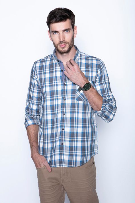 Camisa Check California Fj Ocean-0