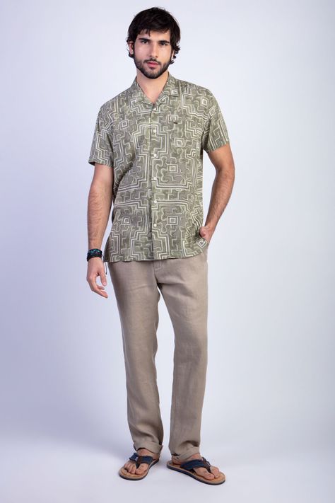 Camisa Estampada Silver Fj Military-2