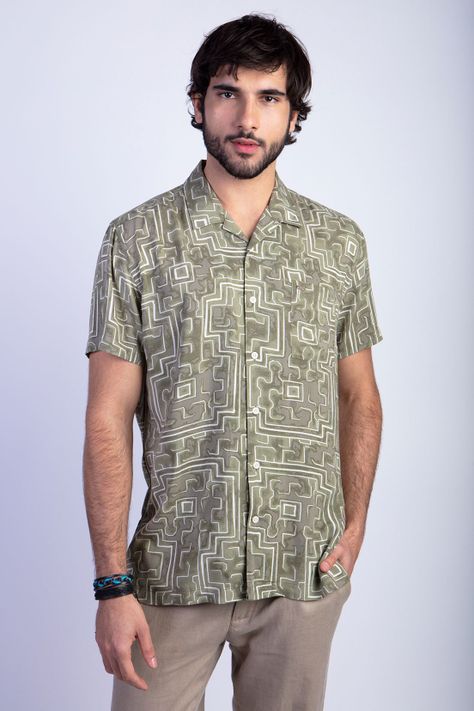 Camisa Estampada Silver Fj Military-0