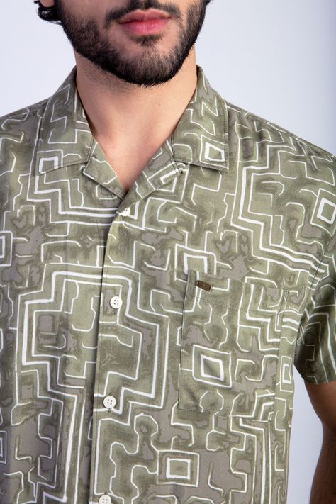 Camisa Estampada Silver Fj Military-3