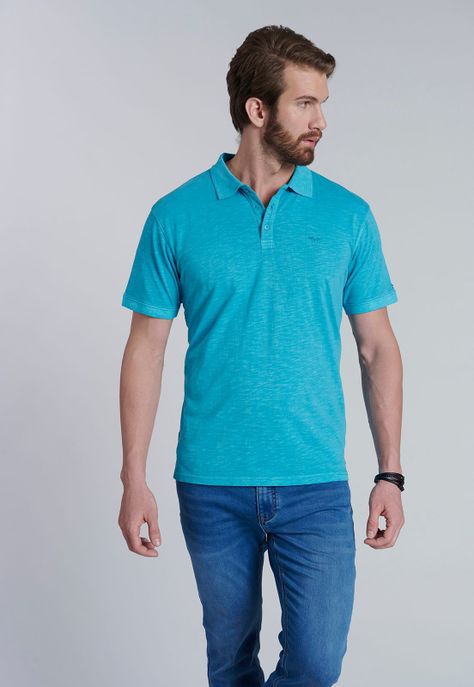 Polera Polo San Diego Turquoise-0