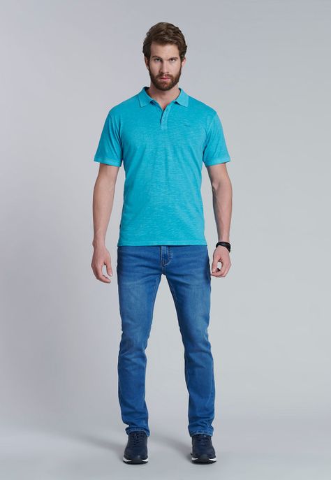 Polera Polo San Diego Turquoise-1