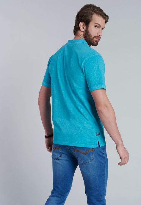Polera Polo San Diego Turquoise-3