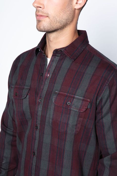 Camisa Cisnes Burgundy-4
