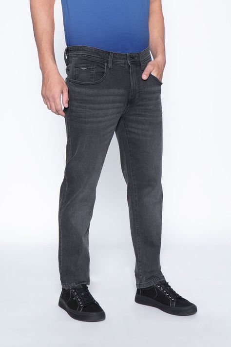 Jeans Básico Grey Bristol Fj-0