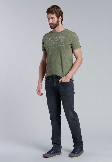Jeans Básico Grey Bristol Fj-6