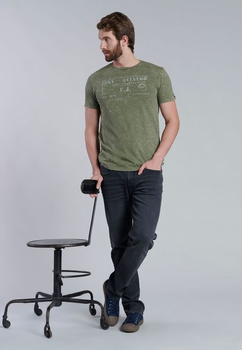 Jeans Básico Grey Bristol Fj-9