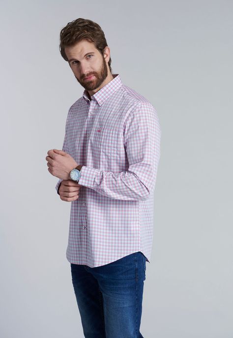 Camisa Check Bahamas Sc Coral-0