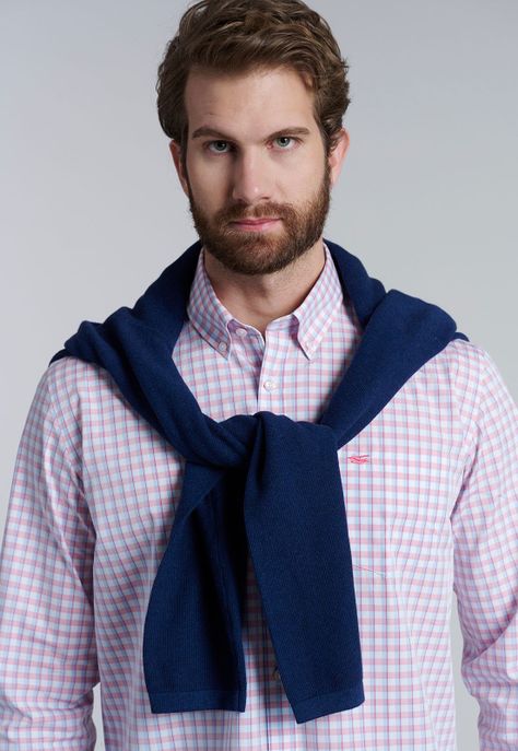 Camisa Check Bahamas Sc Coral-4