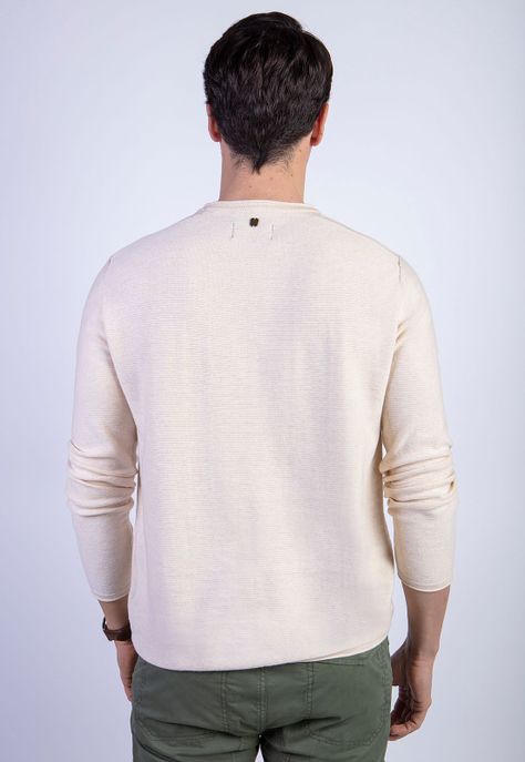 Sweater Barlett Fj Sand Melange-1