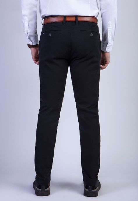 Pantalón L/31 Twill Slim Black-1