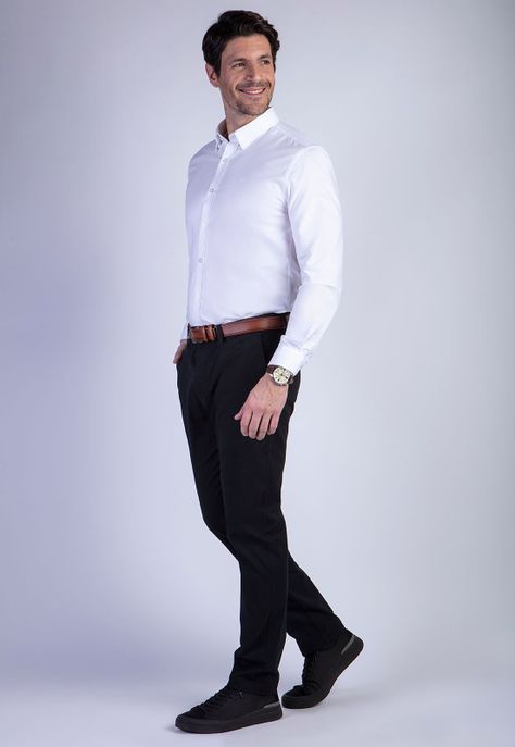 Pantalón L/31 Twill Slim Black-2