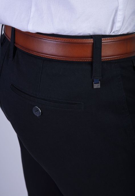 Pantalón L/31 Twill Slim Black-3