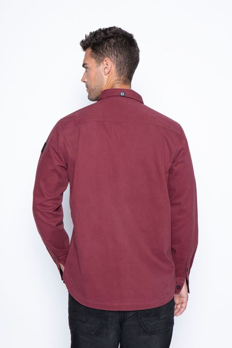 Chaqueta Twill Trancura Burgundy-1