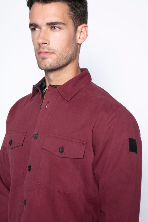 Chaqueta Twill Trancura Burgundy-3