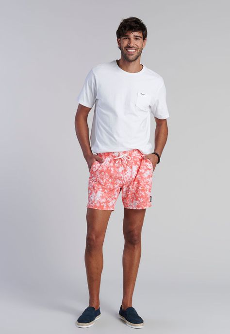 Traje De Baño California F Coral-1
