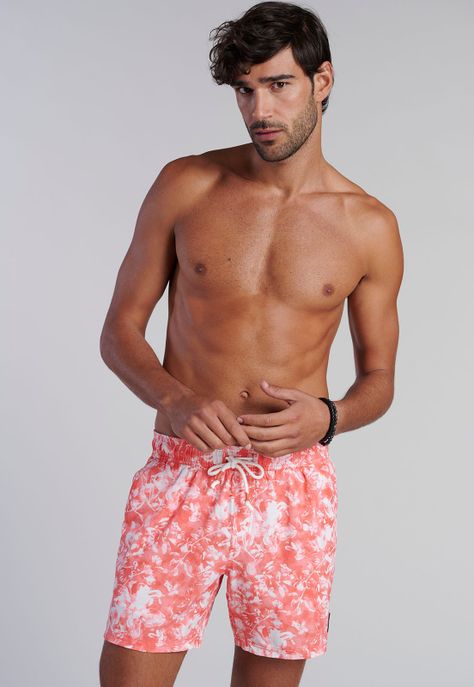 Traje De Baño California F Coral-4