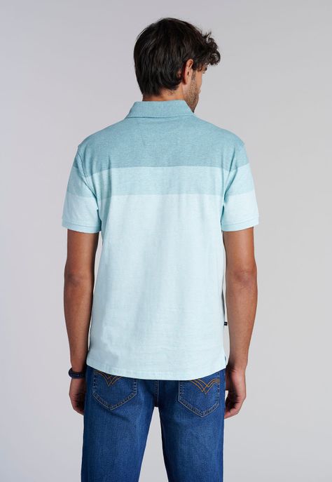 Polera Polo Rayas Baltimore River Melange-3