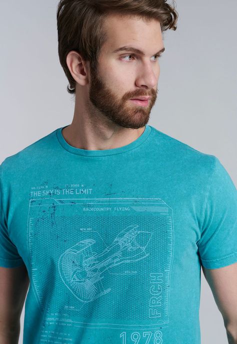 Polera Proceso Michigan Turquoise-2